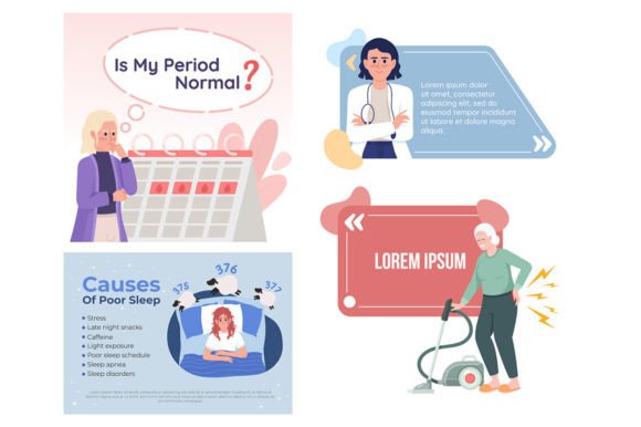 Download Female Health Templates Set - Health templates Collection