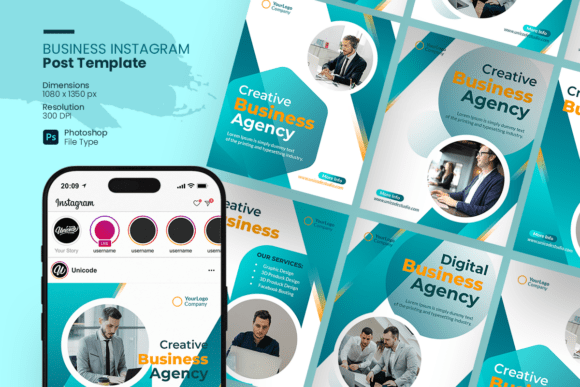 Download Creative Business Agency Instagram Post - Creative Collection