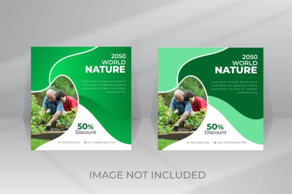 Download Nature Social Media Post Template - Nature social media Collection