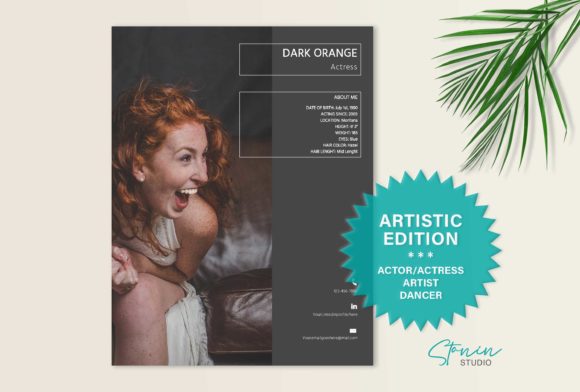 Download Artistic Resume Template for Creatives - Creative Collection