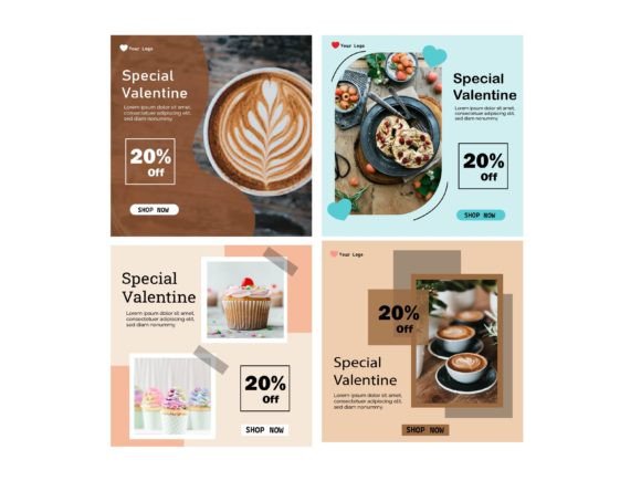Download Instagram Template Valentine Food - Premium Resources